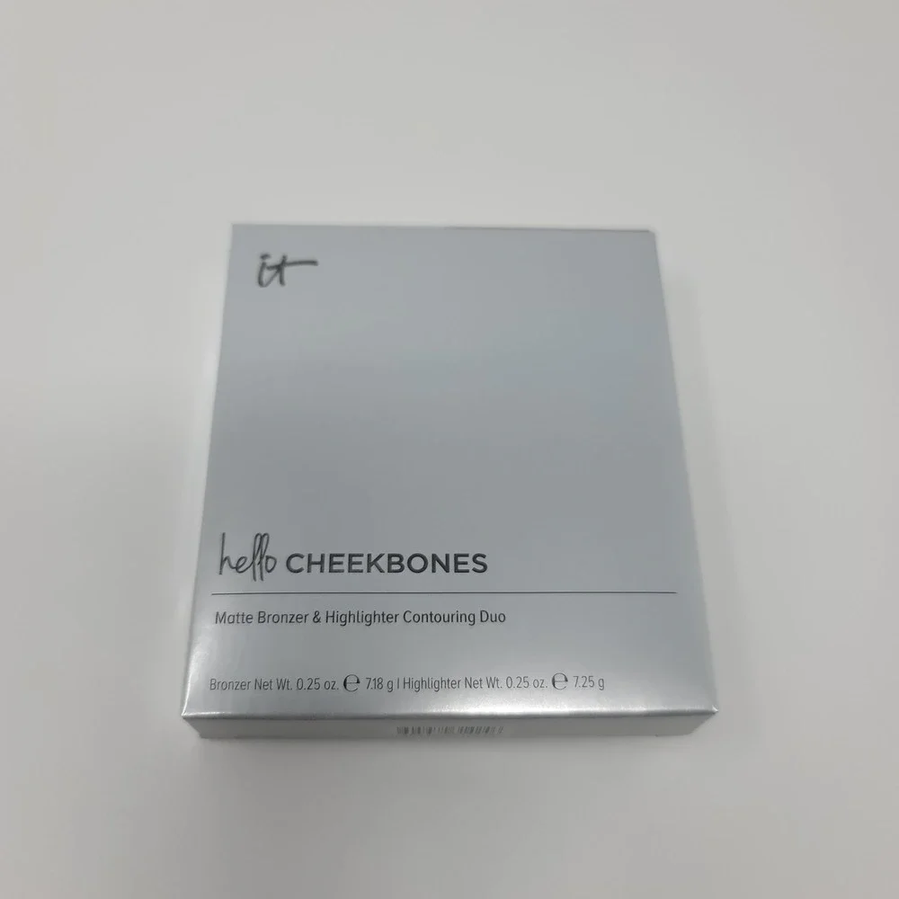IT Cosmetics Hello Cheekbones‎ Matte Bronzer Love Highlighter Contour Duo New